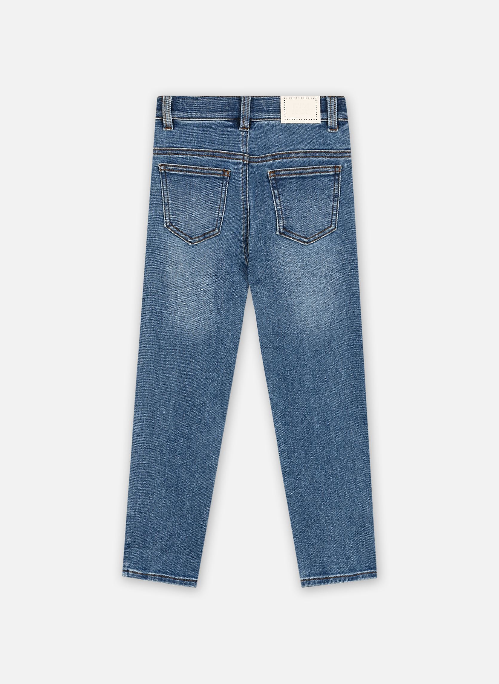Jeans droits XZ29033 garçon bleu IKKS JUNIOR Jeans droits XZ29033 garçon bleu 86-MEDIUM BLUE
