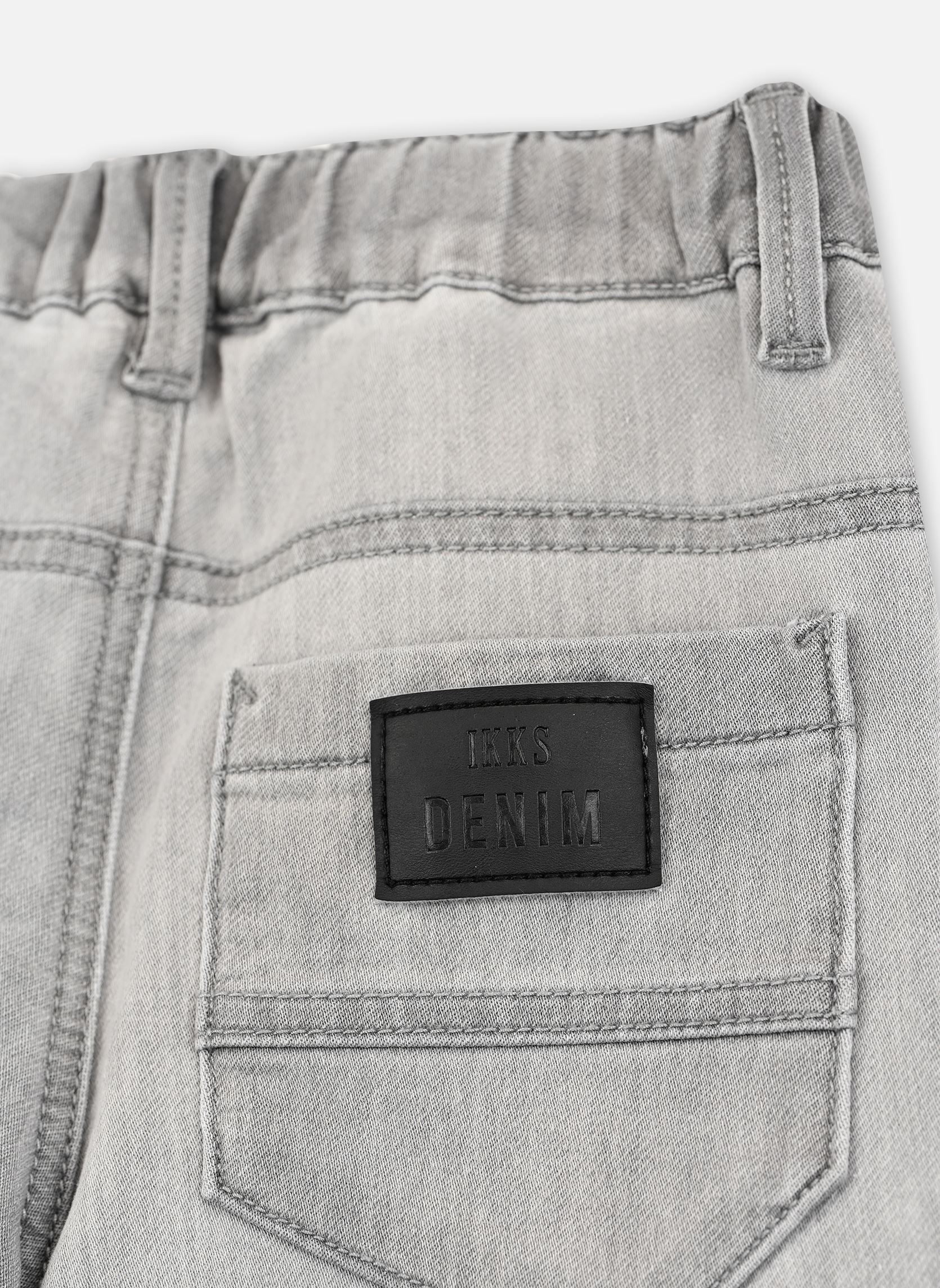 Jeans XZ29133 garçon gris IKKS JUNIOR Jeans XZ29133 garçon gris 91-WHITE GREY