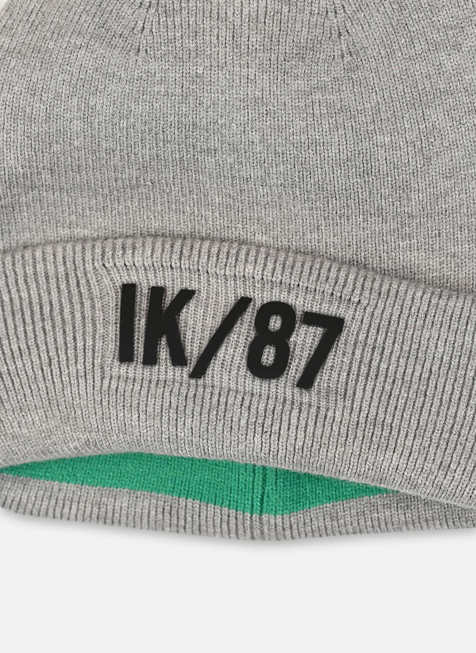 Bonnets XZ90063 garçon gris IKKS JUNIOR Bonnets XZ90063 garçon gris 28-GRIS CHINÉ ANTHRACITE