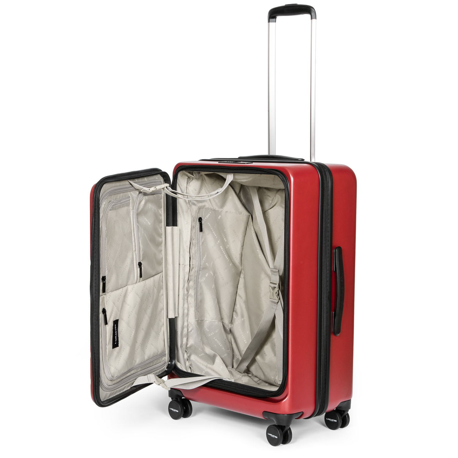 HMILYDYK, Pèse Bagages Homme Mixte Adulte Femme, Red (rouge) - GUSCALE-strip -red
