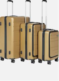 Valises cabine CDG femme or et bronze Lancaster Valises cabine CDG femme or et bronze Or