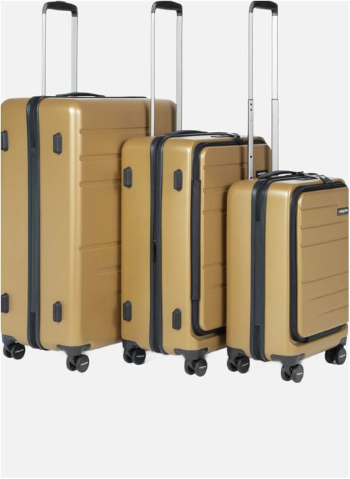 Lancaster Valises cabine CDG femme or et bronze