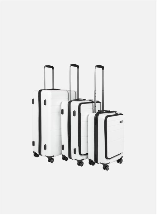 Lancaster Valises cabine CDG femme blanc