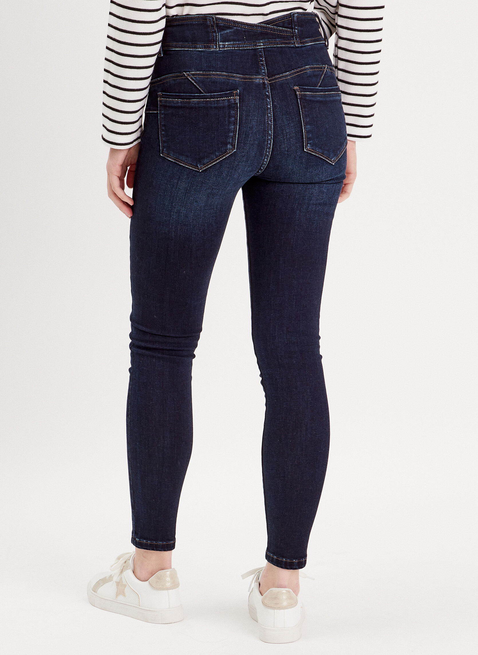 Cache Cache Jeans droit Jeans push up - SHANGNO-PUSH femme bleu ...
