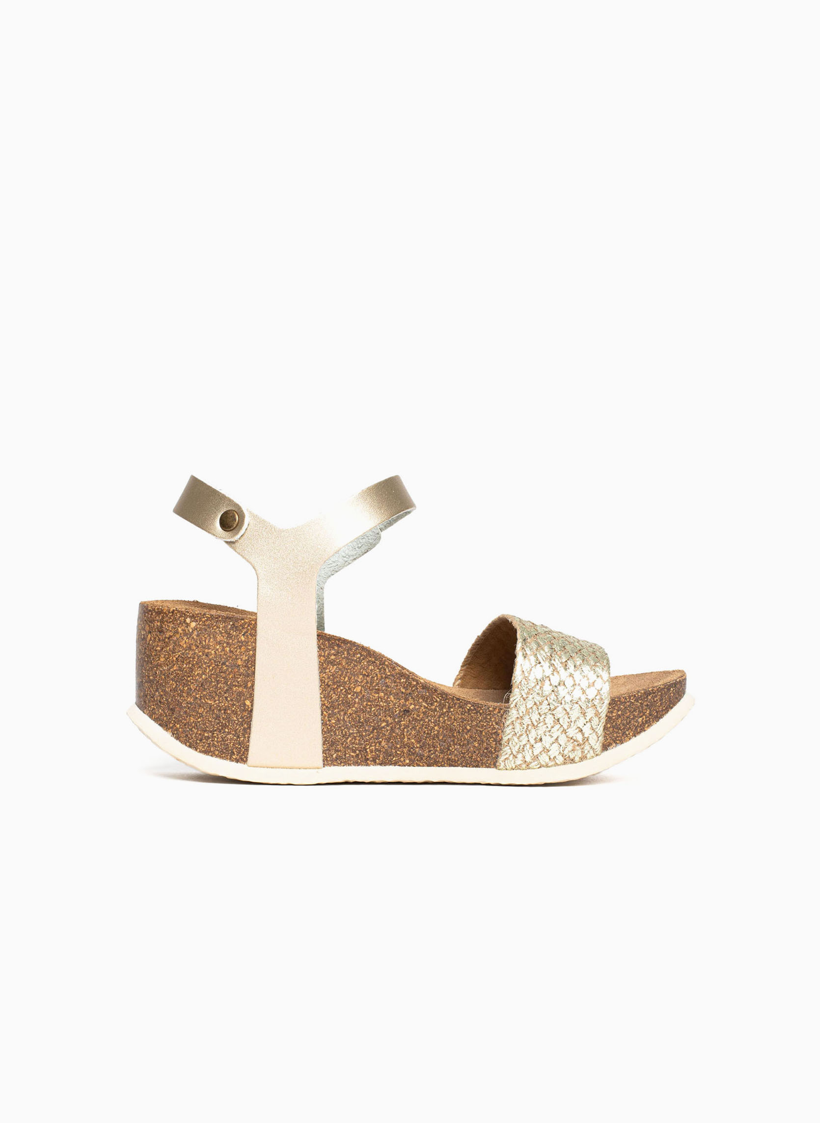 Sandales TOLEDO femme or et bronze Bayton Sandales TOLEDO femme or et bronze Or
