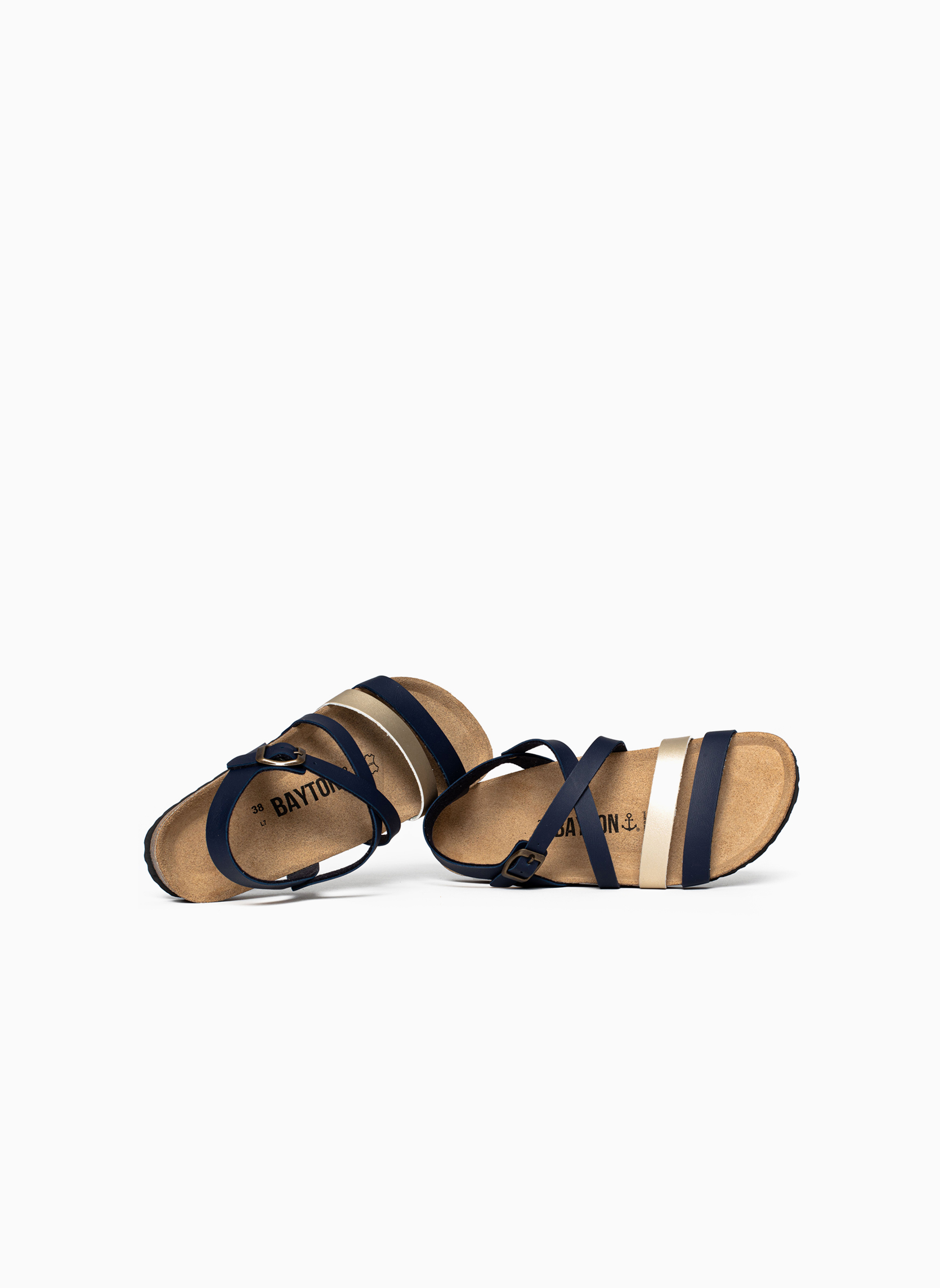 Sandales GERONE femme bleu Bayton Sandales GERONE femme bleu Bleu foncé