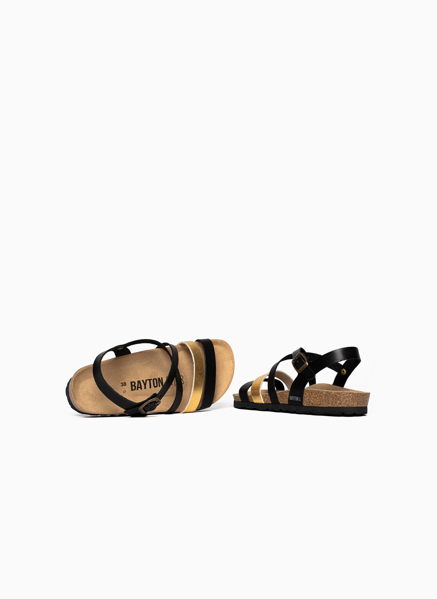 Sandales GERONE femme noir Bayton Sandales GERONE femme noir Noir