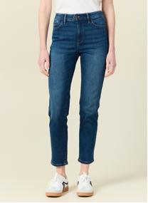 Jeans droit Jeans slim - SEOUL-CLEM1C femme bleu Bonobo Jeans droit Jeans slim - SEOUL-CLEM1C femme bleu Bleu foncé