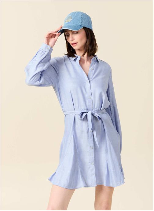Bonobo Robes Robes courtes - PATIROCF femme bleu