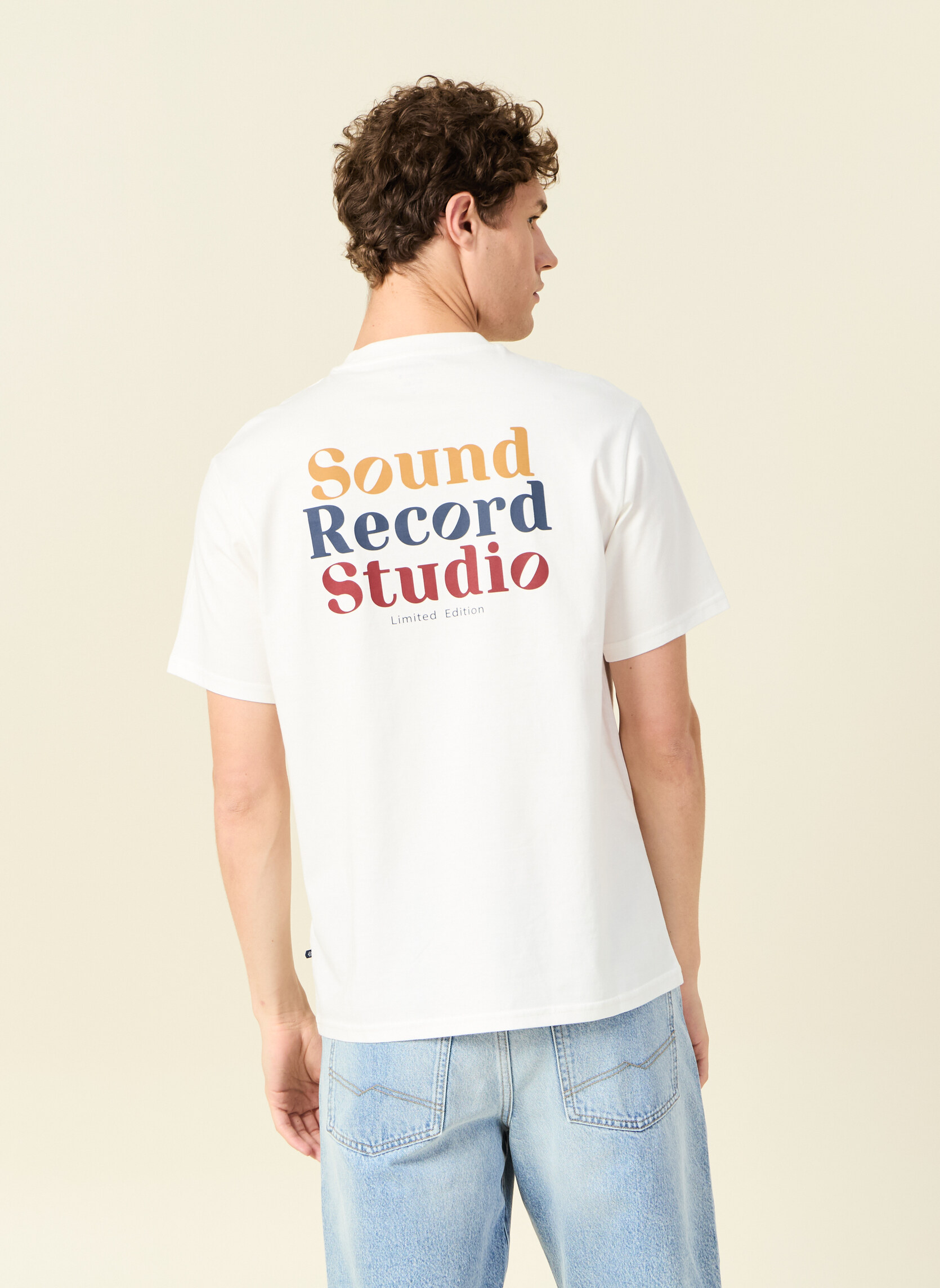 Tee-shirts TEEHARPRINH homme blanc Bonobo Tee-shirts TEEHARPRINH homme blanc Blanc
