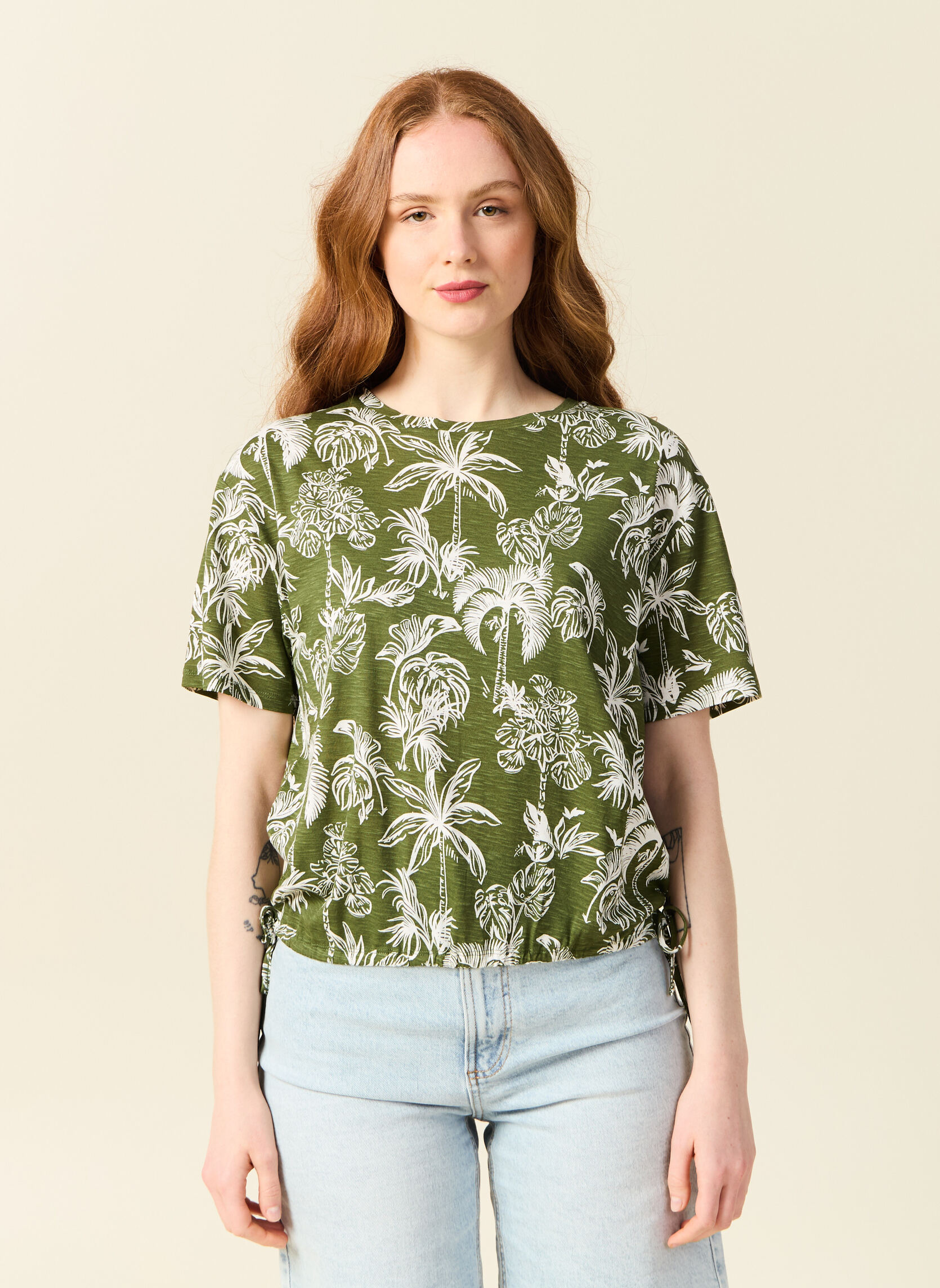Tee-shirts ABSTRAITCOUF femme vert Bonobo Tee-shirts ABSTRAITCOUF femme vert Vert