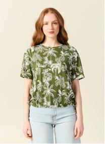 Tee-shirts ABSTRAITCOUF femme vert