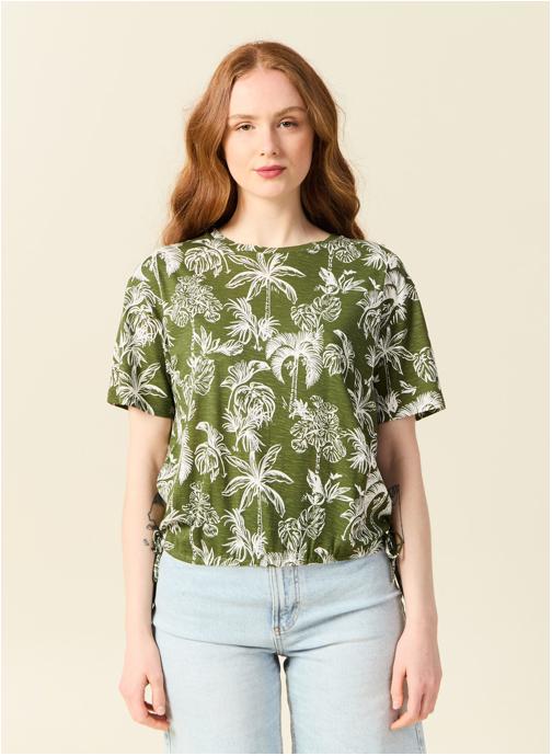 Bonobo Tee-shirts ABSTRAITCOUF femme vert