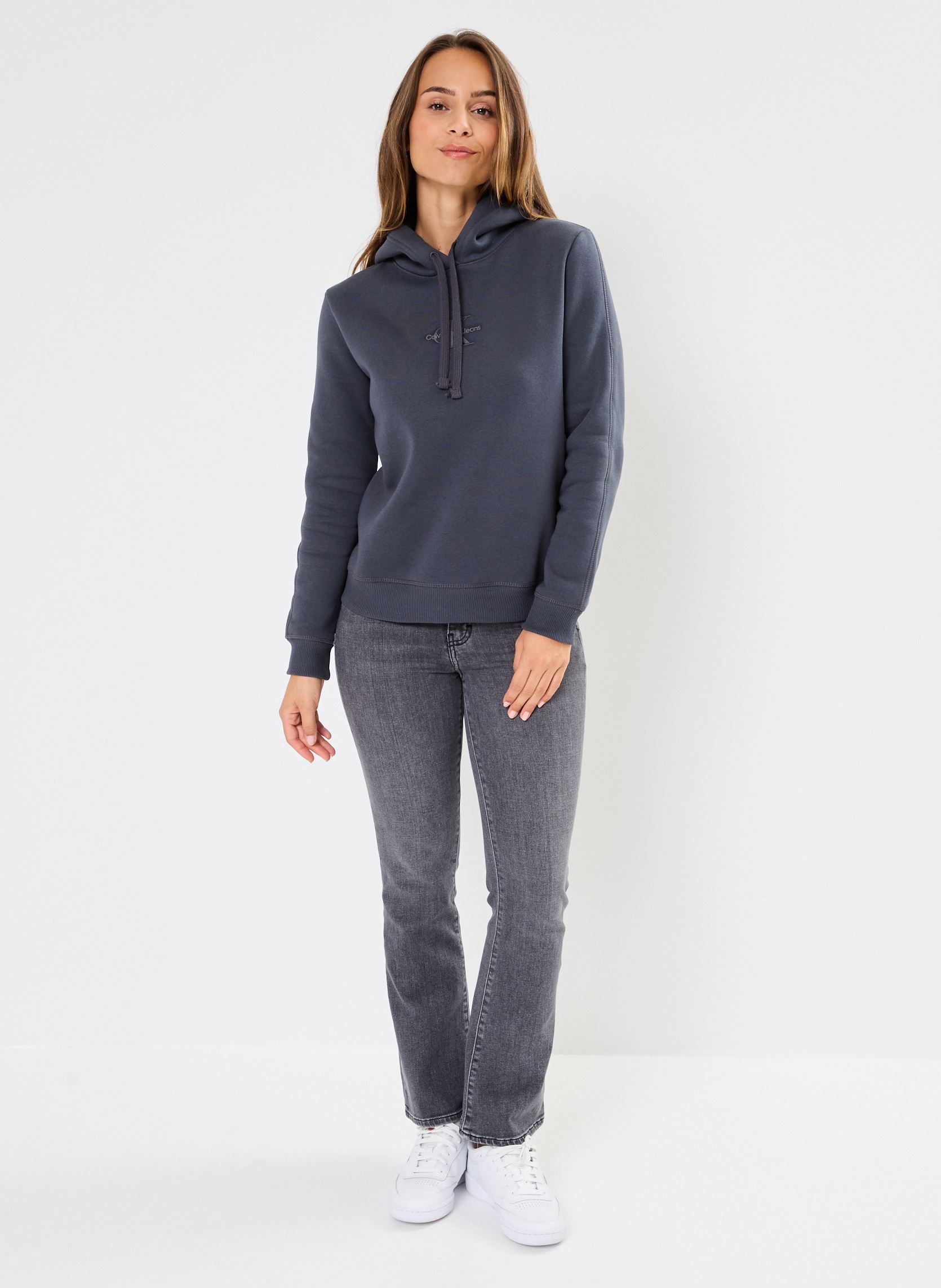 Sweats à capuche Monologo Regular Hoo J20J223536 femme noir Calvin Klein Jeans Sweats à capuche Monologo Regular Hoo J20J223536 femme noir BLACK
