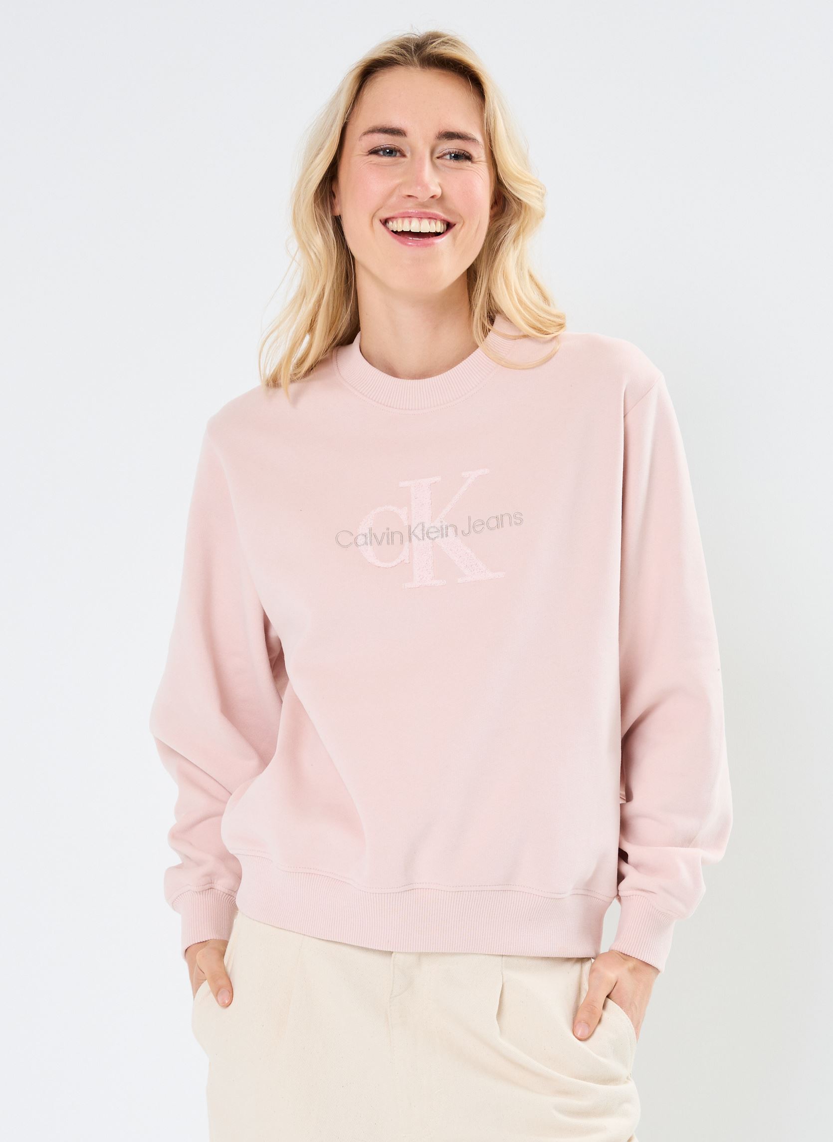 Vêtements Calvin Klein Jeans Chenille Monologo Cr J20J224652 pour Accessoires