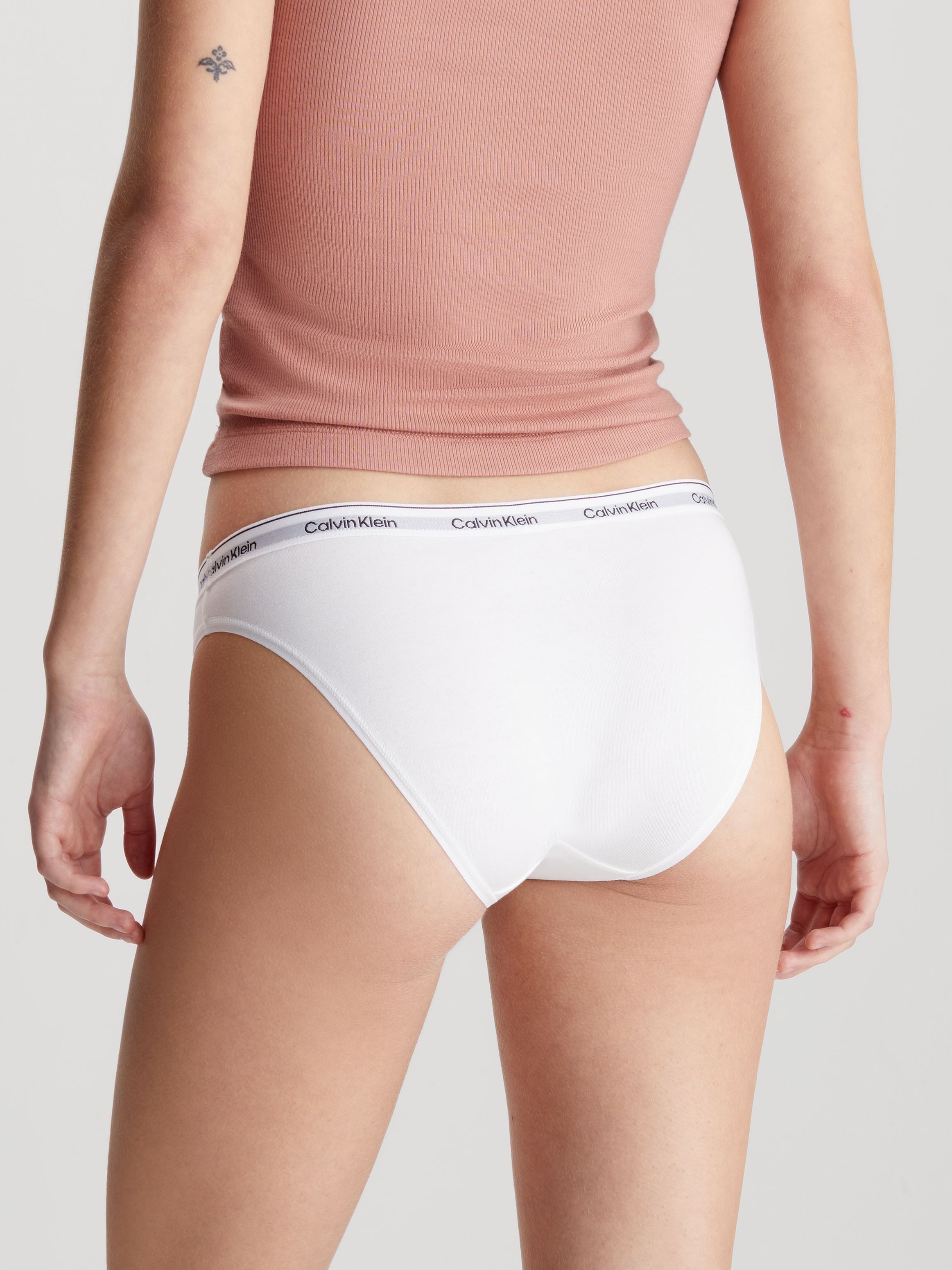 Boyshorts Bikini 3Pk 000QD5207E dames wit Calvin Klein Boyshorts Bikini 3Pk 000QD5207E dames wit WHITE/WHITE/WHITE