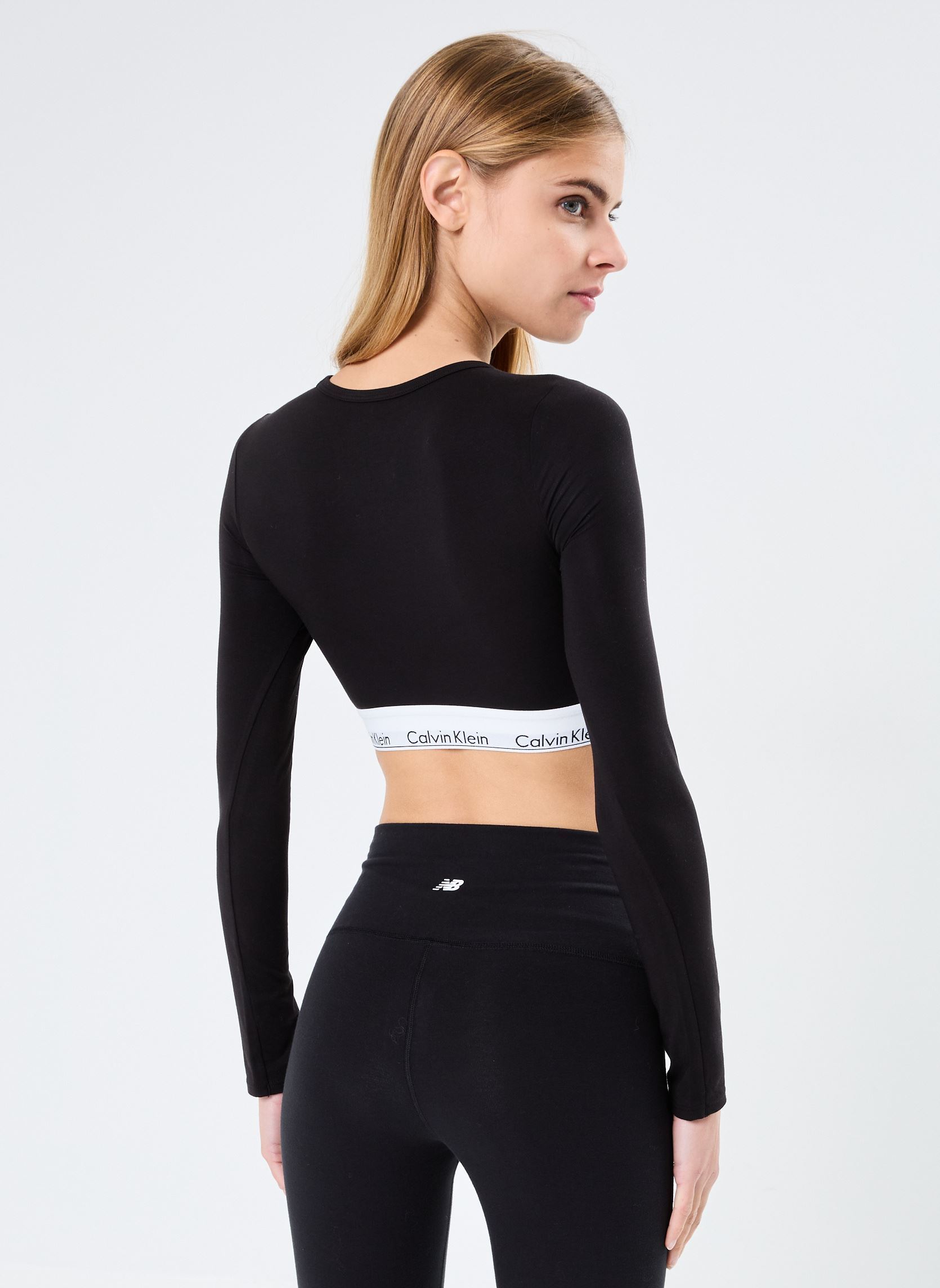 Sport-BHs Lightly Lined Bralet 000QF8009E damen schwarz Calvin Klein Sport-BHs Lightly Lined Bralet 000QF8009E damen schwarz BLACK