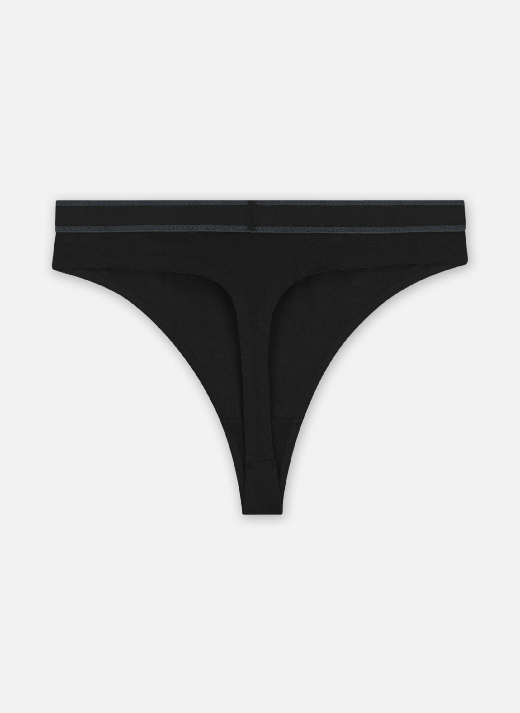 Shortys Thong 000QF7954E femme noir Calvin Klein Shortys Thong 000QF7954E femme noir BLACK W/ INK LOGO