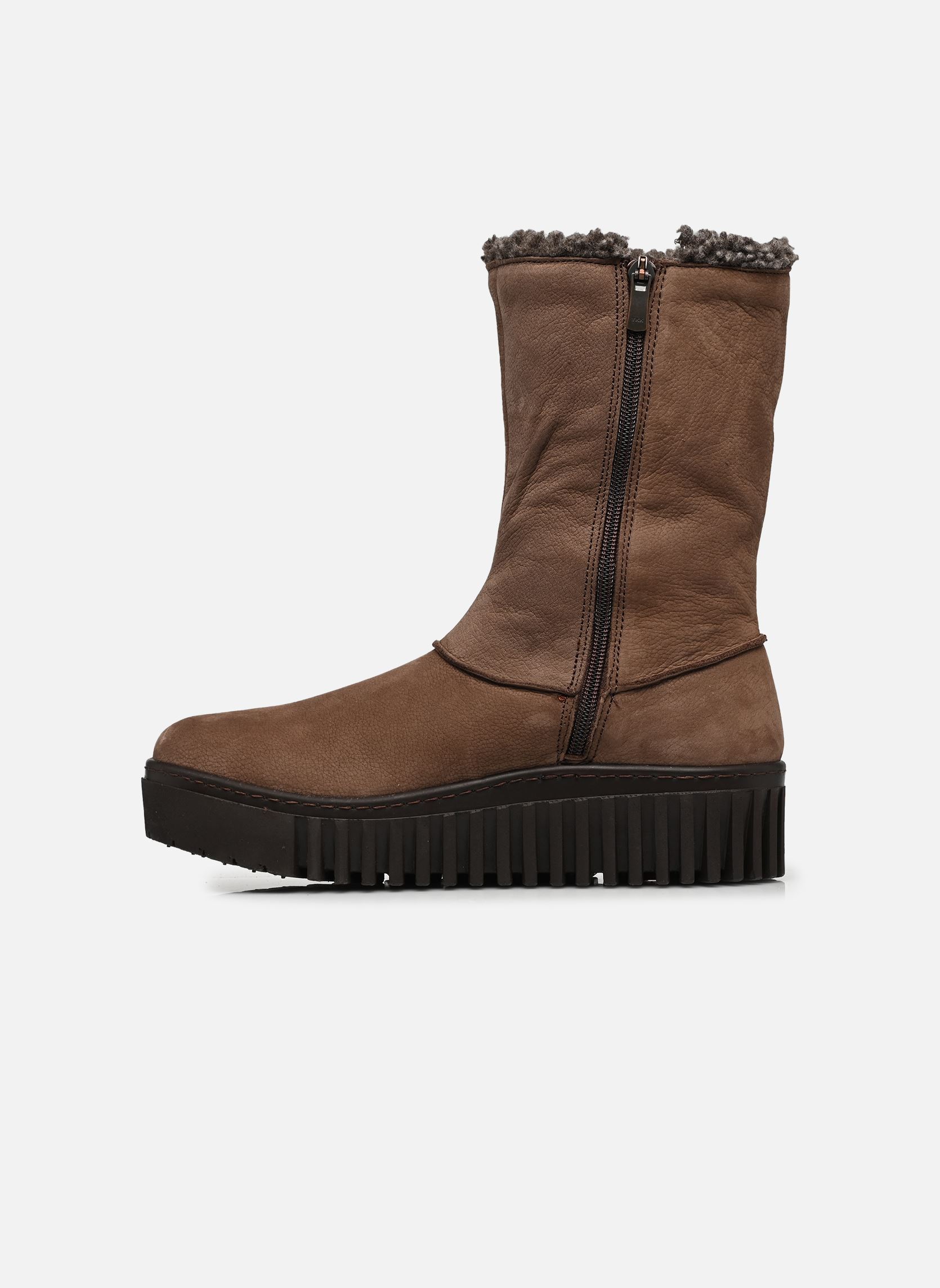 Gefütterte Stiefeletten BRIGHTON 1511 damen braun Art Gefütterte Stiefeletten BRIGHTON 1511 damen braun BROWN