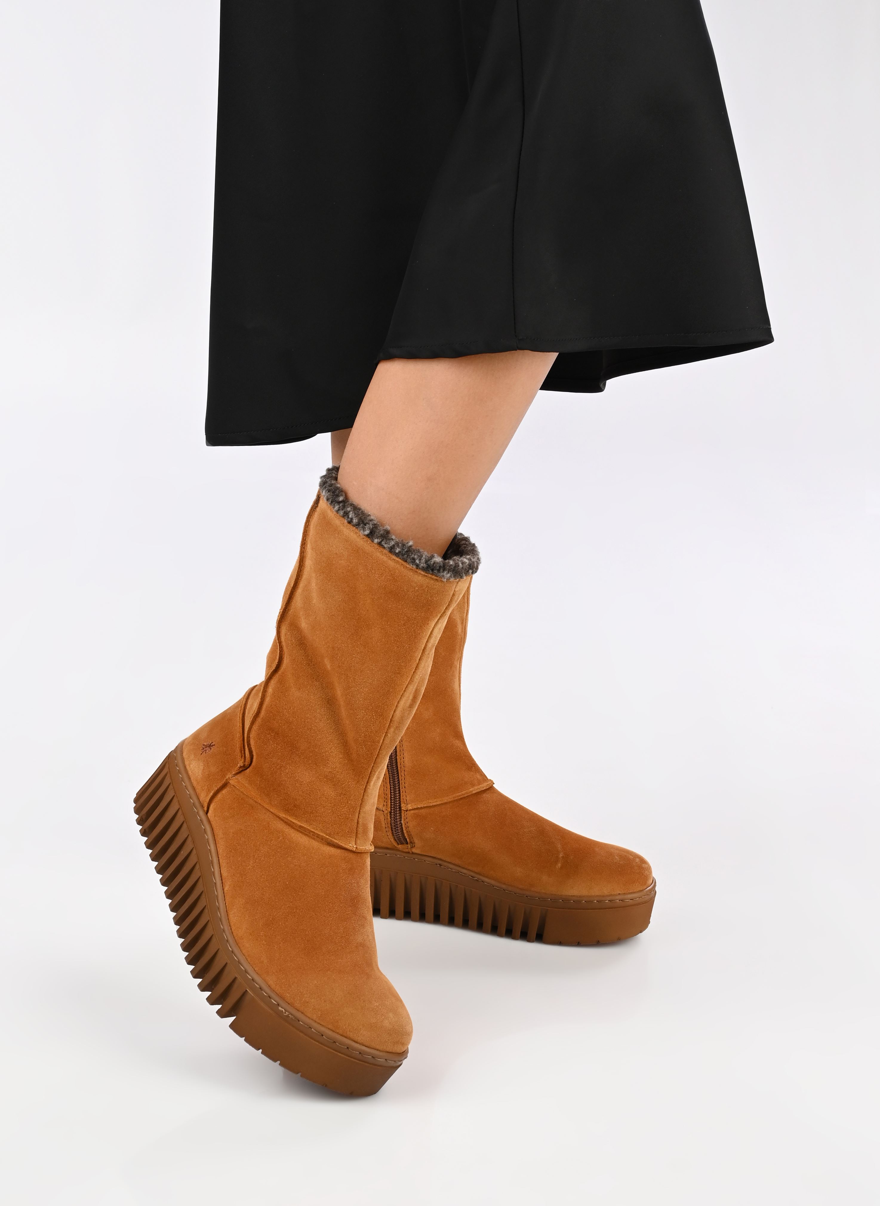 Gefütterte Stiefeletten BRIGHTON 1511 damen braun Art Gefütterte Stiefeletten BRIGHTON 1511 damen braun Toffee