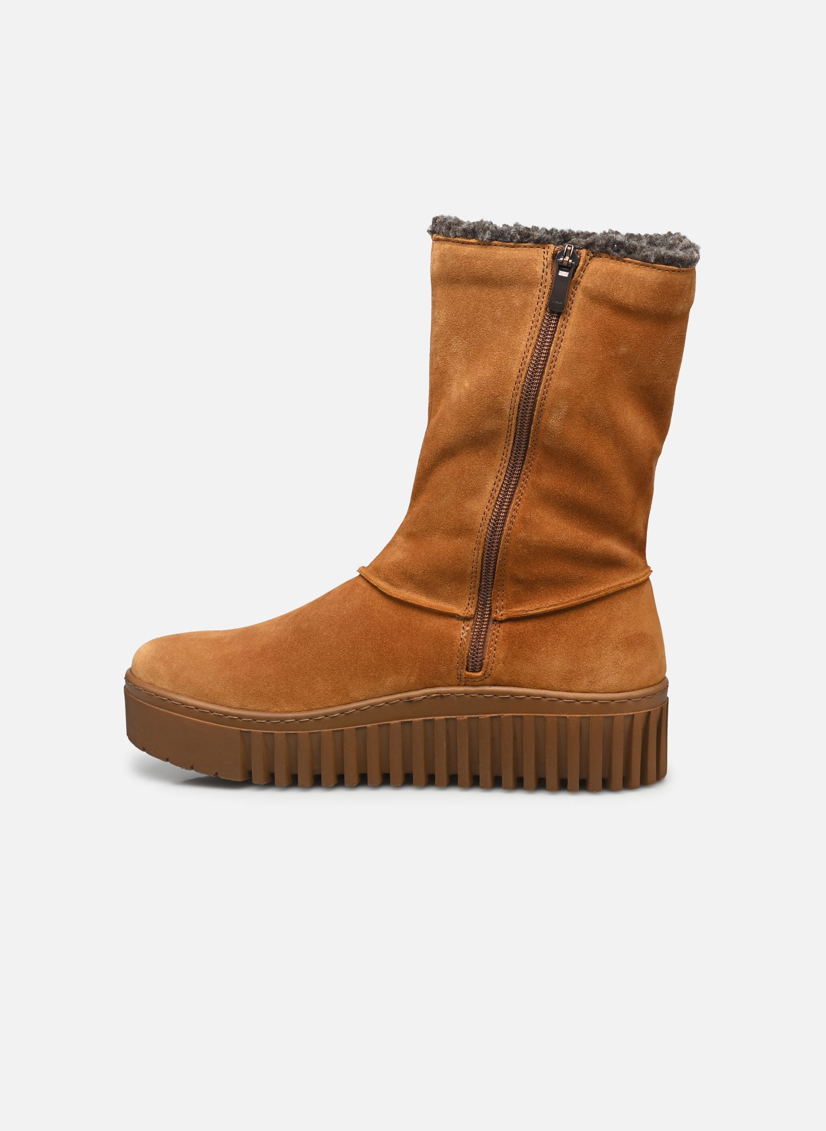 Gefütterte Stiefeletten BRIGHTON 1511 damen braun Art Gefütterte Stiefeletten BRIGHTON 1511 damen braun Toffee