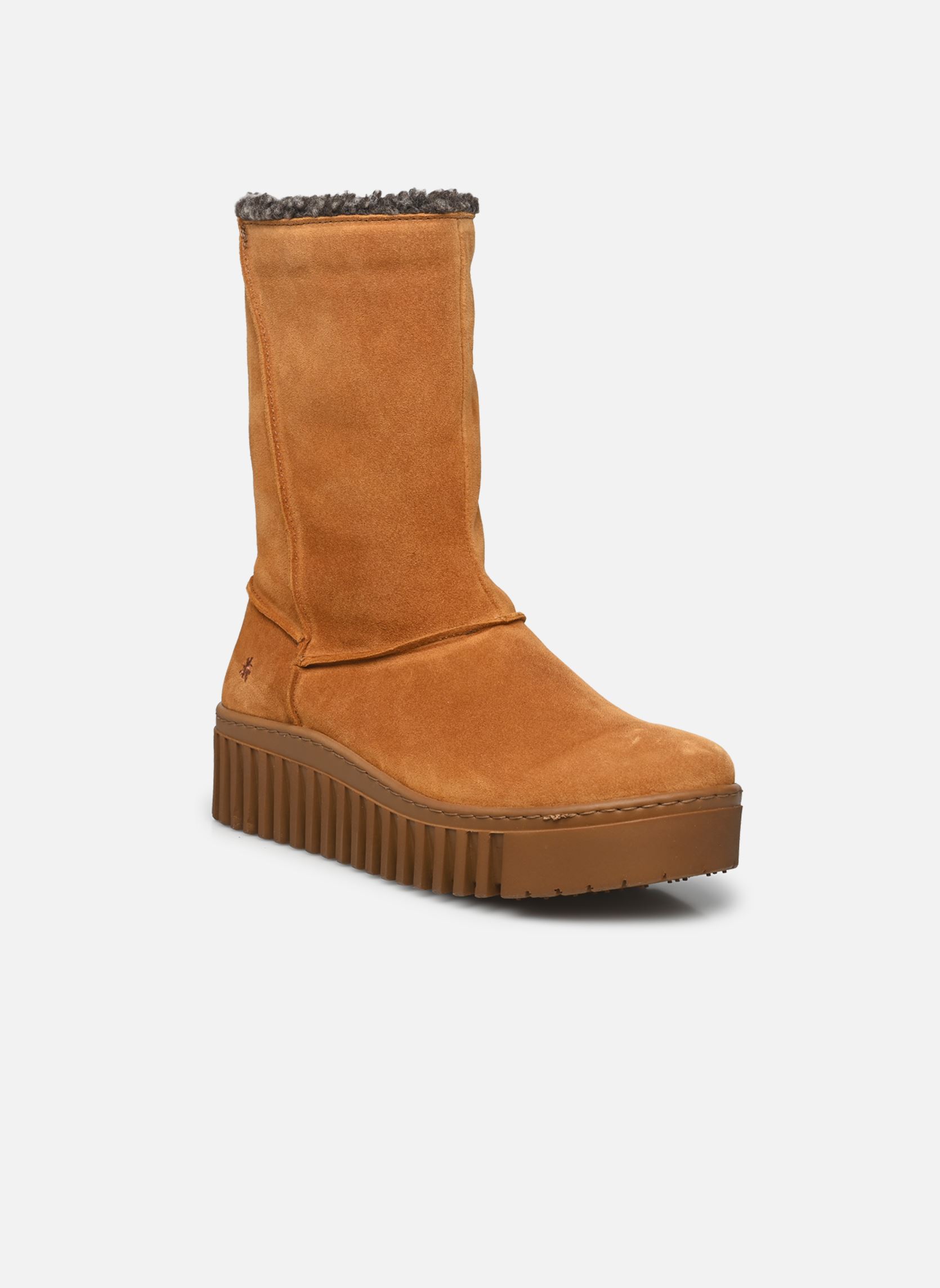 Gefütterte Stiefeletten BRIGHTON 1511 damen braun Art Gefütterte Stiefeletten BRIGHTON 1511 damen braun Toffee