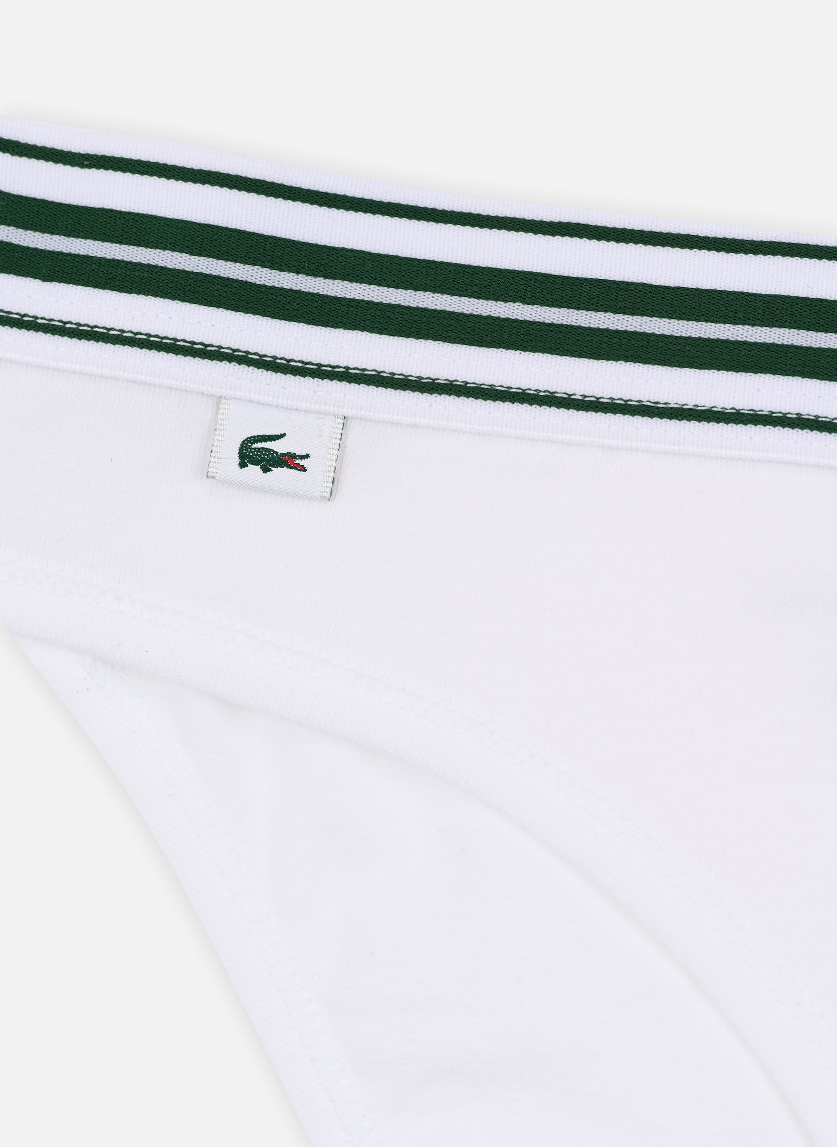 Shortys Culotte en coton stretch avec ceinture c femme blanc Lacoste Shortys Culotte en coton stretch avec ceinture c femme blanc BLANC