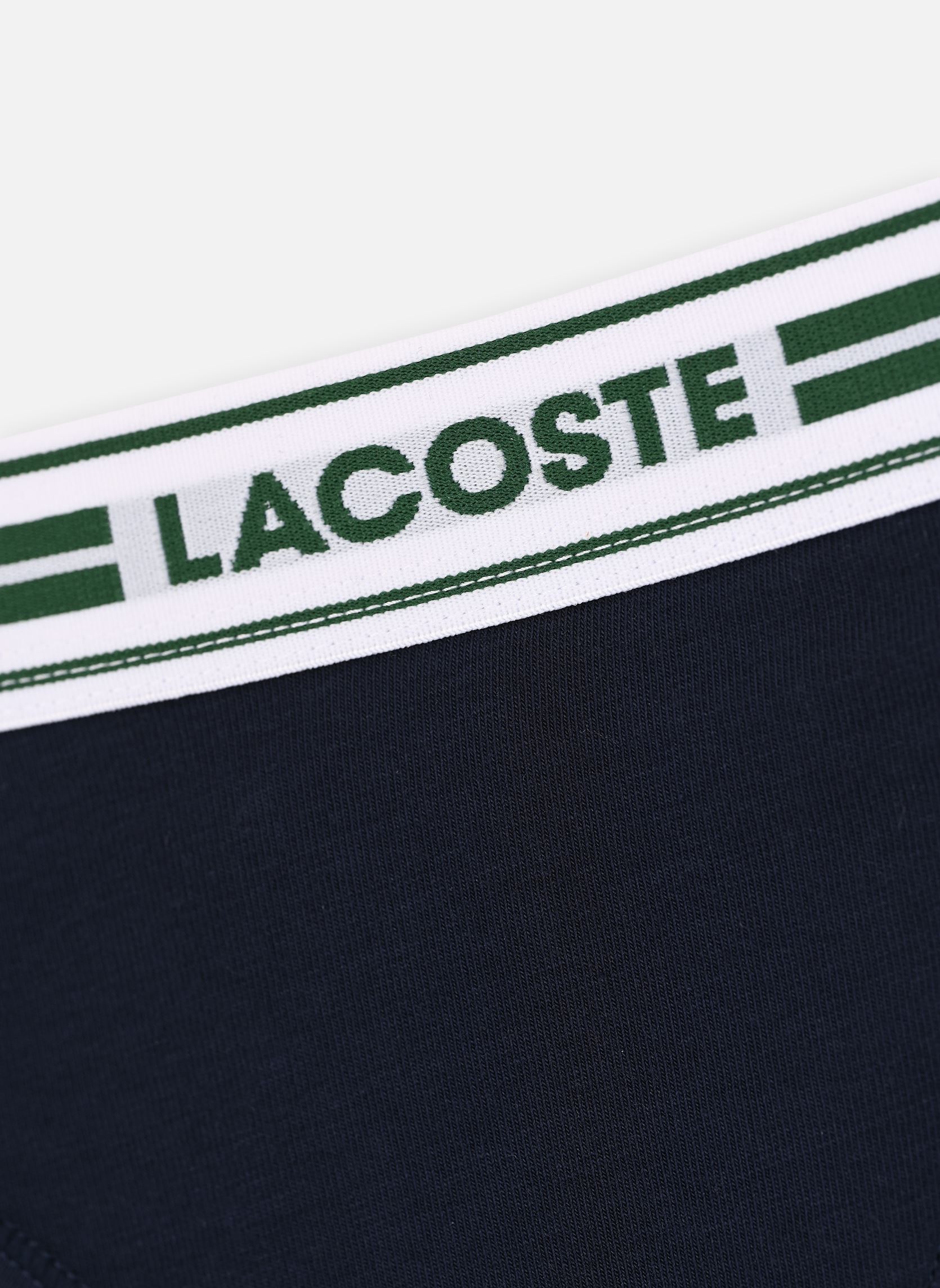 Shortys Culotte en coton stretch avec ceinture c femme bleu Lacoste Shortys Culotte en coton stretch avec ceinture c femme bleu MARINE