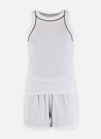 Sets Ensemble de pyjama en coton côtelé dames wit