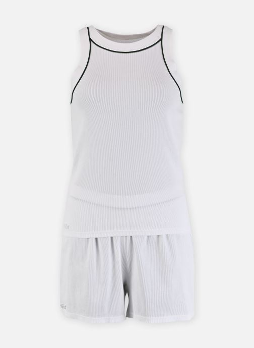Lacoste Ensembles / Sets Ensemble de pyjama en coton côtelé damen weiß