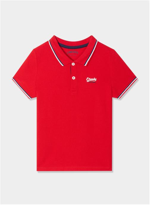 CREEKS Polos CRE2PRINCEKID garçon rouge
