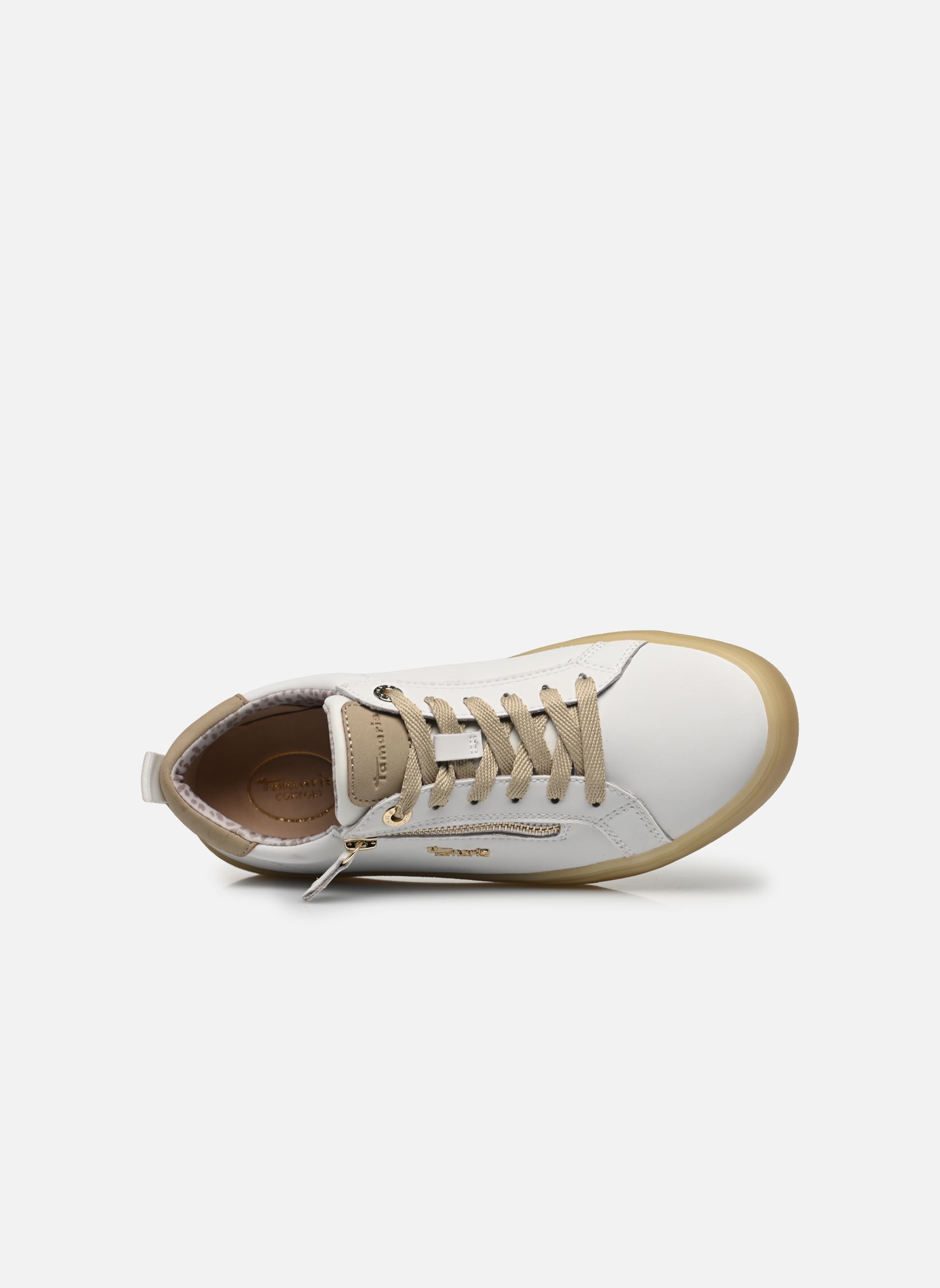 Baskets basses 83707-42 femme blanc Tamaris Comfort Baskets basses 83707-42 femme blanc WHITE/BEIGE