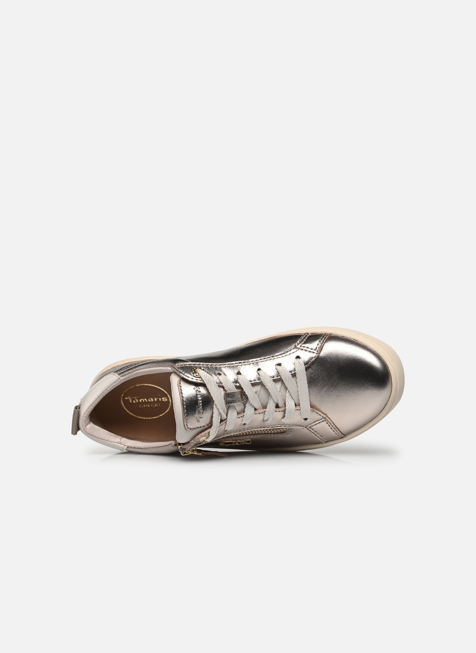 Sneakers basse 83707-42 donna oro e bronzo Tamaris Comfort Sneakers basse 83707-42 donna oro e bronzo LT GOLD