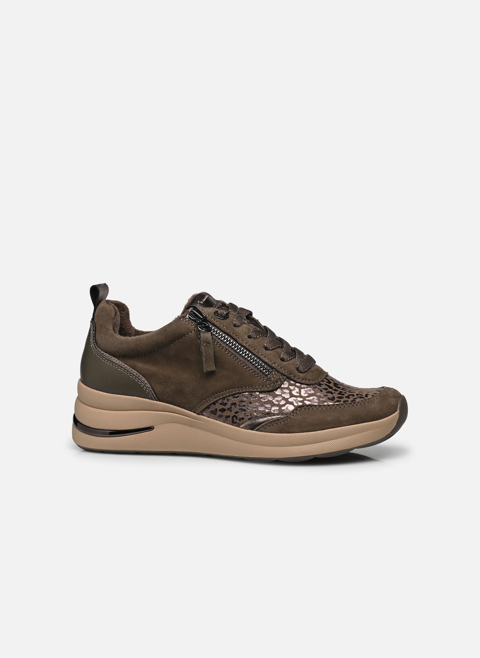 Baskets compensées 83714-43 femme marron Tamaris Comfort Baskets compensées 83714-43 femme marron TAUPE
