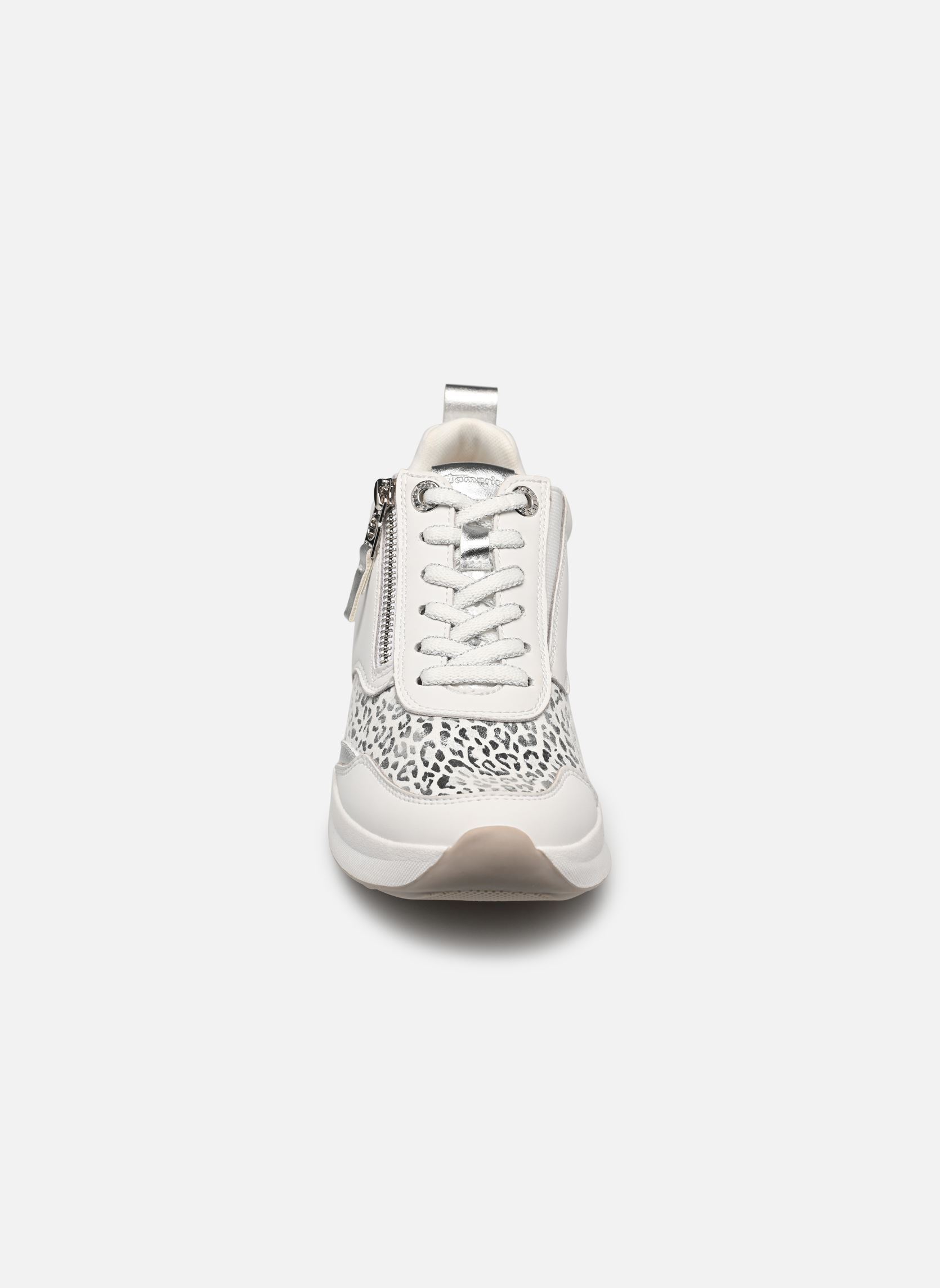 Baskets compensées 83714-43 femme blanc Tamaris Comfort Baskets compensées 83714-43 femme blanc White nappa