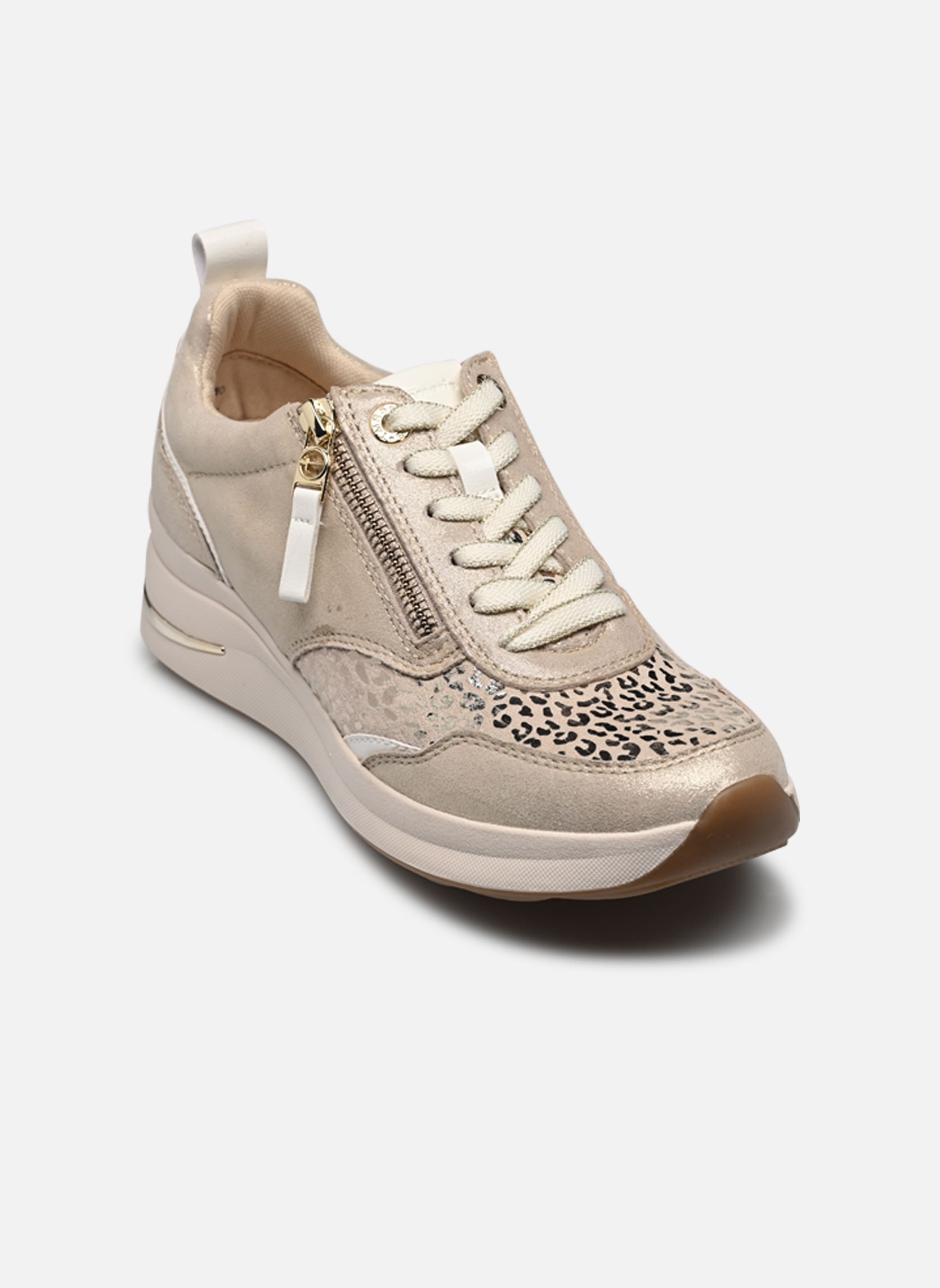 Baskets compensées 83714-43 femme or et bronze Tamaris Comfort Baskets compensées 83714-43 femme or et bronze BEIGE GLAM