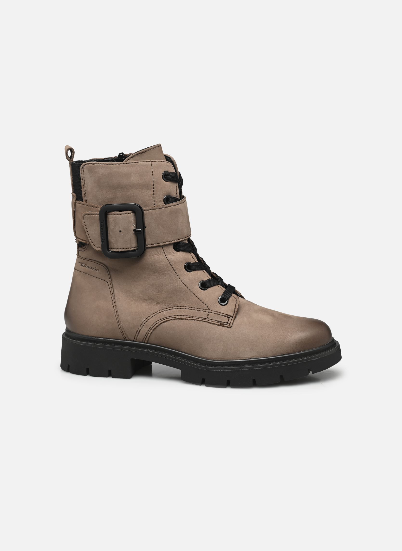 Botines con cordones 85106-43 mujer gris Tamaris Comfort Botines con cordones 85106-43 mujer gris STONE NUBUC