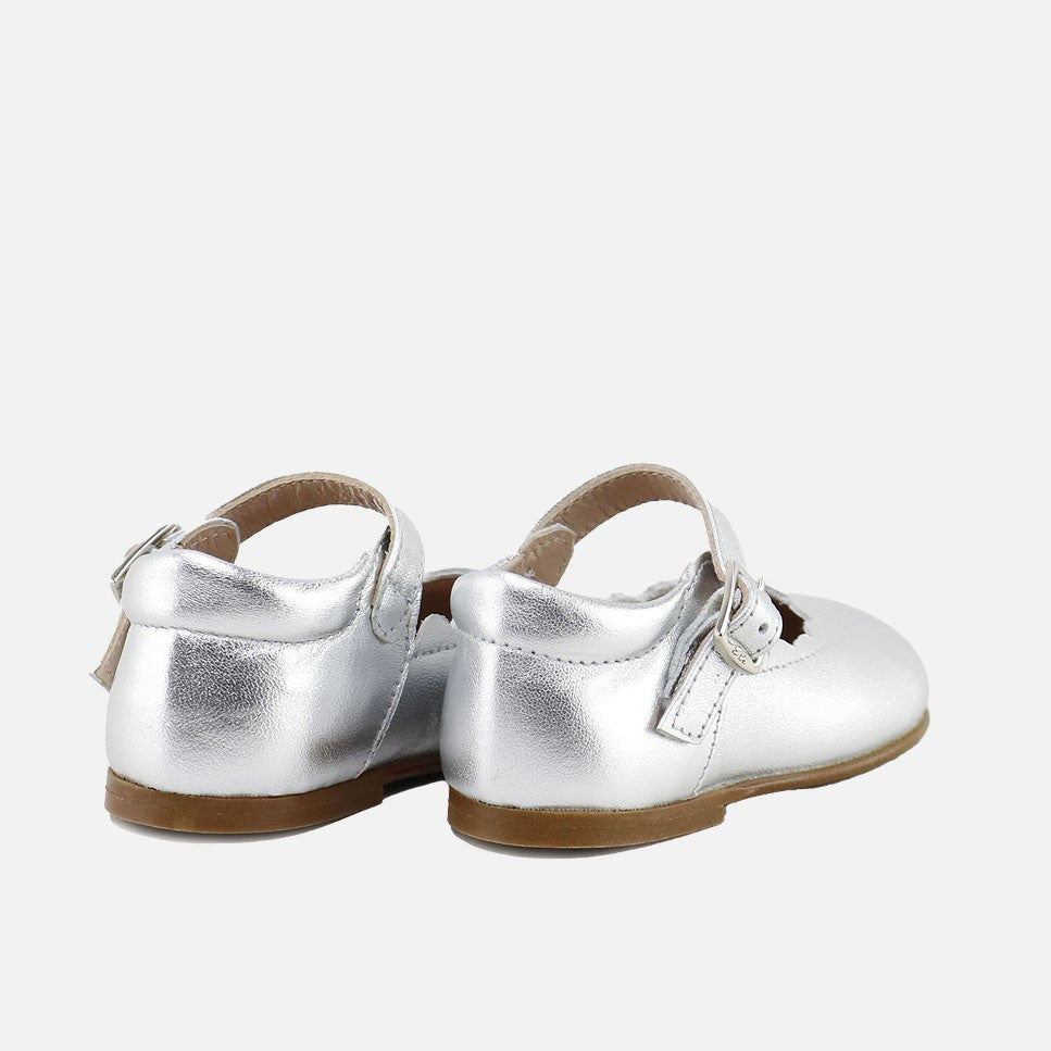 Ballerines Ballerine Mary Jane 12012AJ-METALCRIS-PLATA Plata fille argent Eli 1957 Ballerines Ballerine Mary Jane 12012AJ-METALCRIS-PLATA Plata fille argent Argent