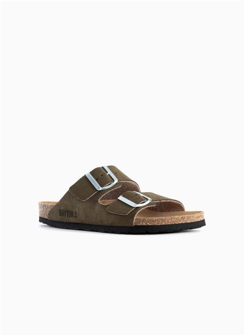 Bayton Mules Sandales ATLAS pour femme Kaki femme vert