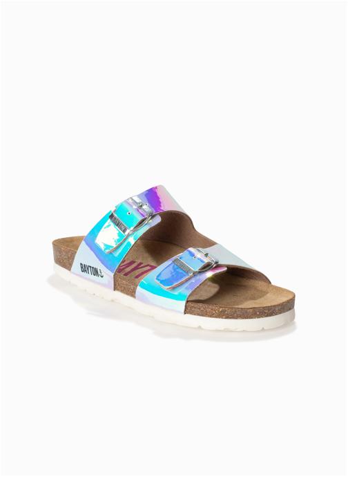 Bayton Mules Sandales ILITHYE pour femme rose-Or femme multicolore