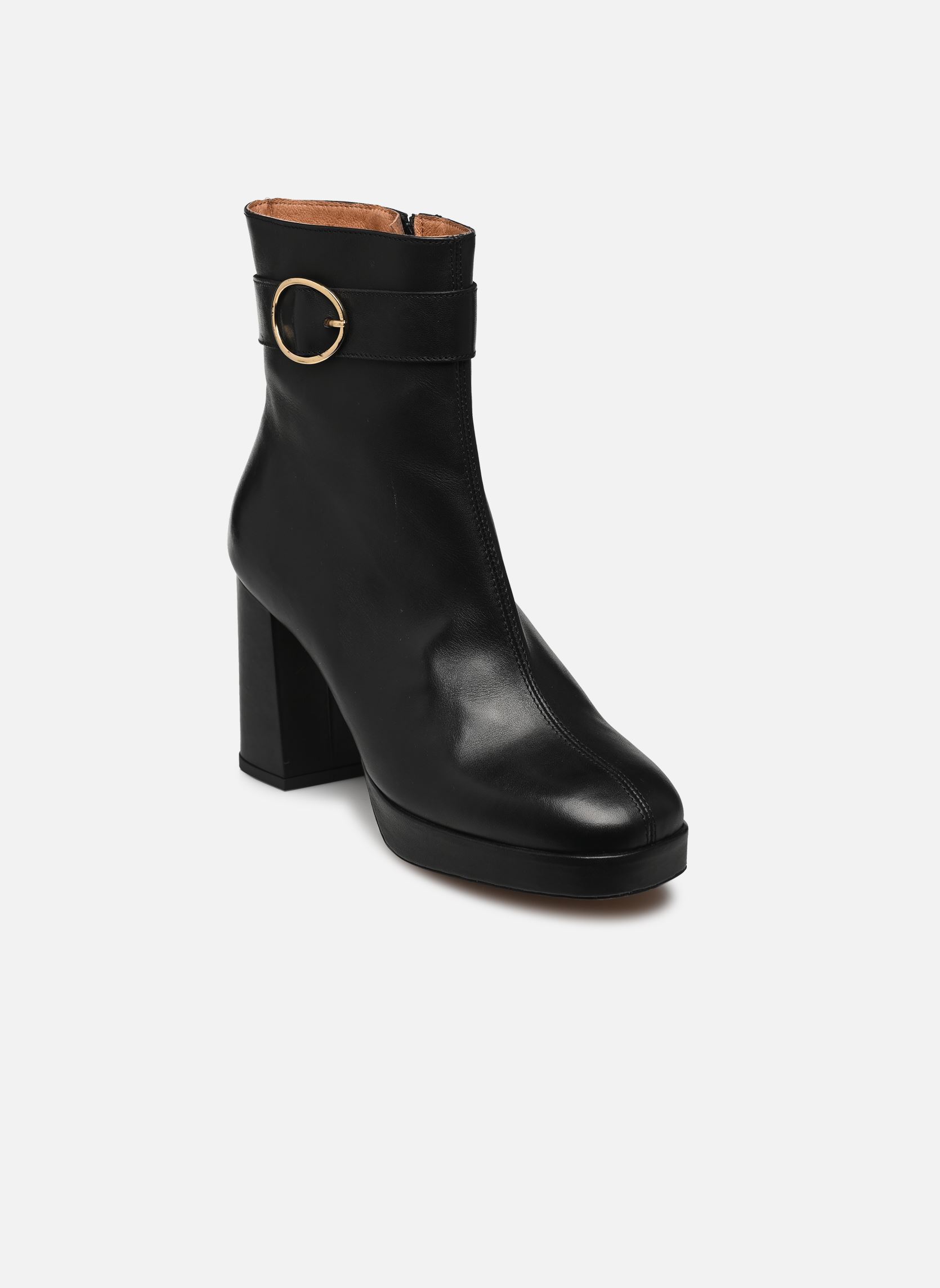 Stiefeletten und Stiefel PIA damen schwarz COSMOPARIS Stiefeletten und Stiefel PIA damen schwarz Noir
