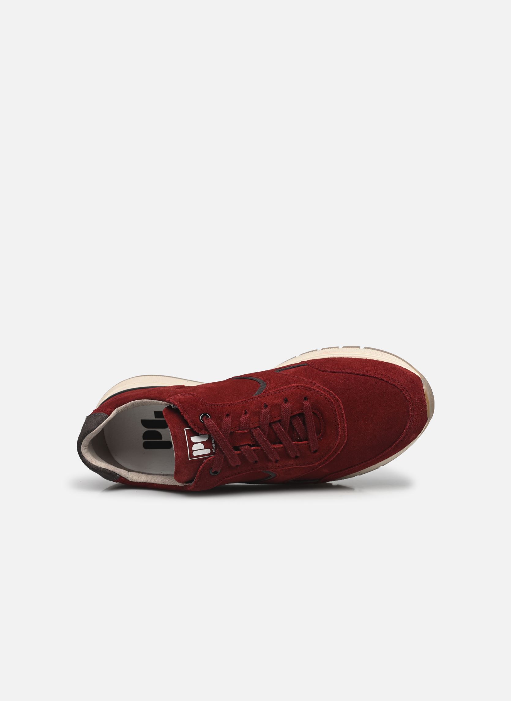 Sneakers COVER heren rood Pius Gabor Sneakers COVER heren rood OIL SUEDE, OXBLOOD/DK.GREY