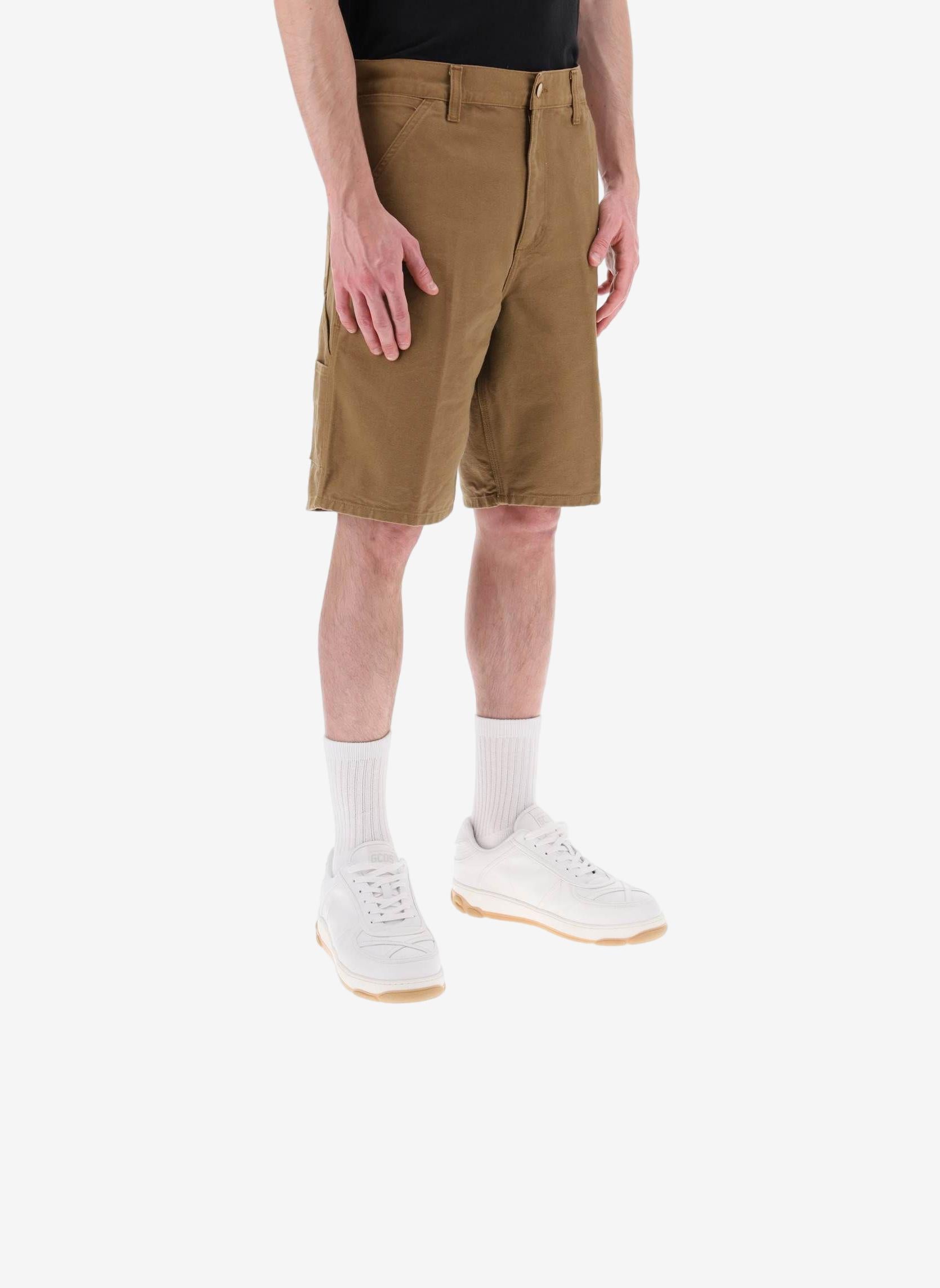 Bermudas Short en coton biologique CARHARTT WIP femme marron Carhartt WIP Bermudas Short en coton biologique CARHARTT WIP femme marron Marron