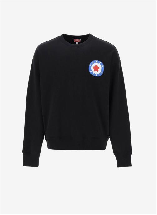 Kenzo Sweats à capuche Sweat-shirt à col ras du cou KENZO avec imprimé kenzo target femme noir