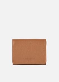 Porte-cartes Foulonné PM femme bleu