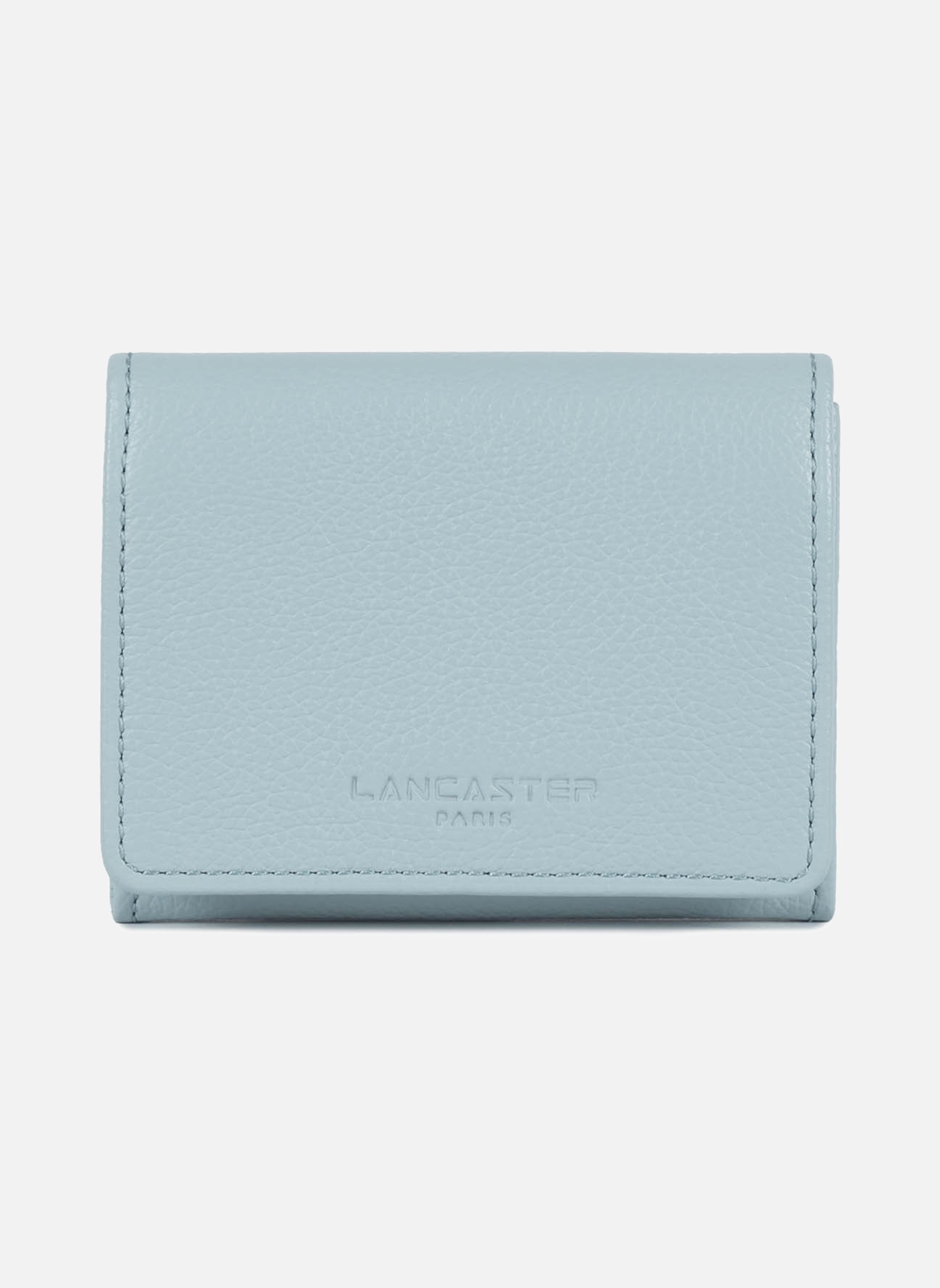 Porte-cartes Foulonné PM femme bleu Lancaster Porte-cartes Foulonné PM femme bleu Bleu ciel