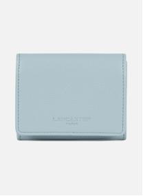 Porte-cartes Foulonné PM femme bleu