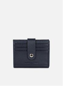 Porte-cartes Foulonné PM femme bleu Lancaster Porte-cartes Foulonné PM femme bleu Bleu foncé