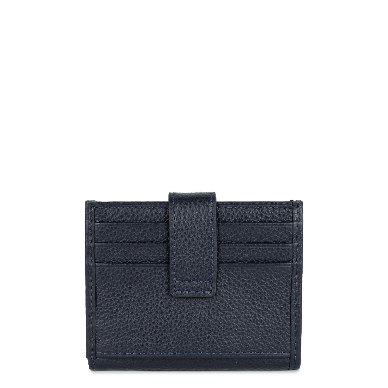 Porte-cartes Foulonné PM femme bleu Lancaster Porte-cartes Foulonné PM femme bleu Bleu foncé