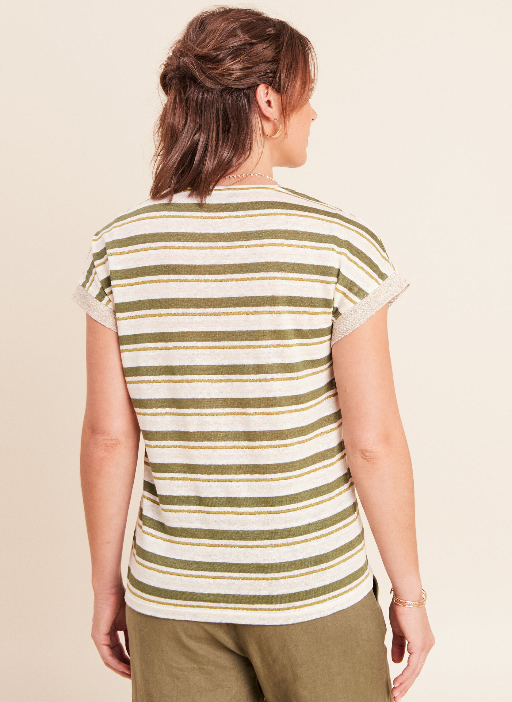 Tee-shirts TIRAYLINAS femme vert Bréal Tee-shirts TIRAYLINAS femme vert Vert
